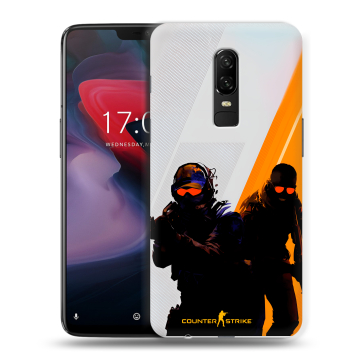 Пластиковый чехол на OnePlus 6 с принтом Контер страйк Counter strike Пластиковый чехол на OnePlus 6 с принтом Контер страйк Counter strike