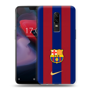Пластиковый чехол на OnePlus 6 с принтом Барселона Barcelona Пластиковый чехол на OnePlus 6 с принтом Барселона Barcelona