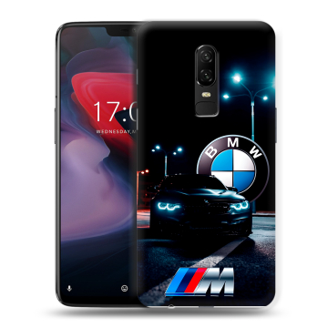 Пластиковый чехол на OnePlus 6 с принтом БМВ BMW