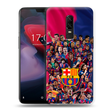 Пластиковый чехол на OnePlus 6 с принтом Барселона Barcelona Пластиковый чехол на OnePlus 6 с принтом Барселона Barcelona