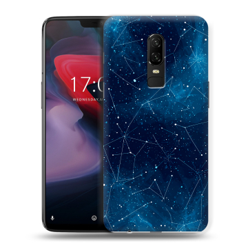 Пластиковый чехол на OnePlus 6 с принтом Космос звезды Пластиковый чехол на OnePlus 6 с принтом Космос звезды