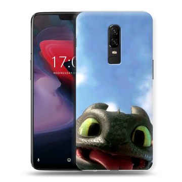 Пластиковый чехол на OnePlus 6 с принтом Как приручить дракона