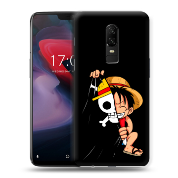 Пластиковый чехол на OnePlus 6 с принтом One Piece Ван Пис