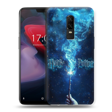 Пластиковый чехол на OnePlus 6 с принтом Harry Potter Гарри Поттер