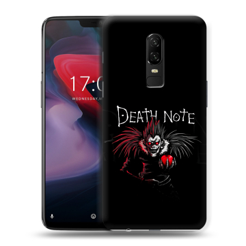 Пластиковый чехол на OnePlus 6 с принтом Death note Тетрадь смерти Пластиковый чехол на OnePlus 6 с принтом Death note Тетрадь смерти