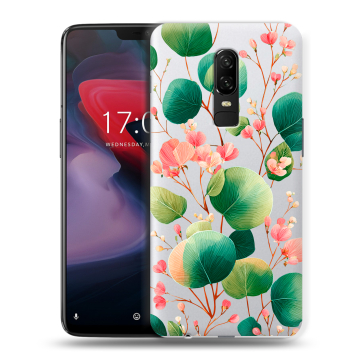 Пластиковый чехол на OnePlus 6 с принтом женский
