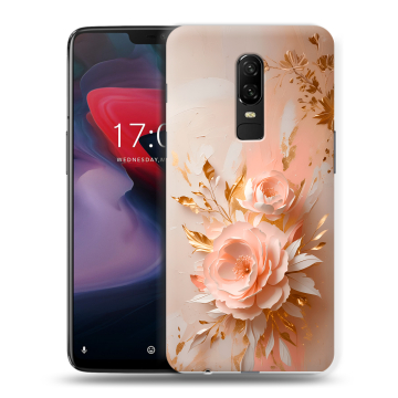 Пластиковый чехол на OnePlus 6 с принтом женский