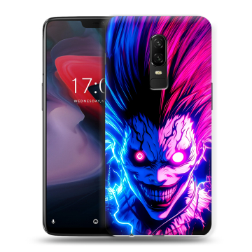 Пластиковый чехол на OnePlus 6 с принтом Death note Тетрадь смерти