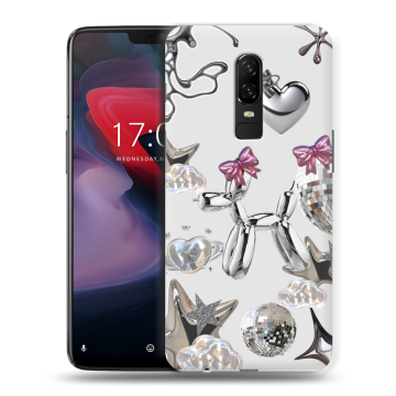 Пластиковый чехол на OnePlus 6 с принтом Y2K