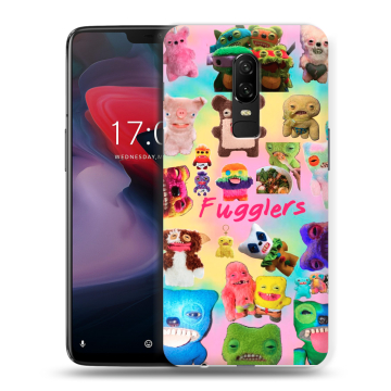 Пластиковый чехол на OnePlus 6 с принтом Флагер Fuggler