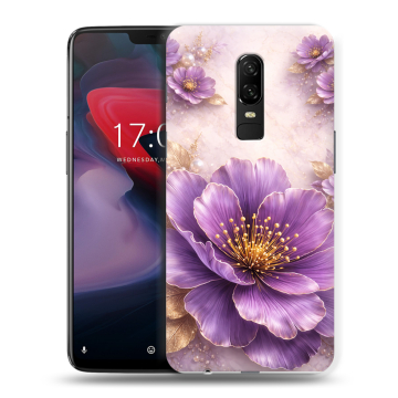 Пластиковый чехол на OnePlus 6 с принтом женский Пластиковый чехол на OnePlus 6 с принтом женский