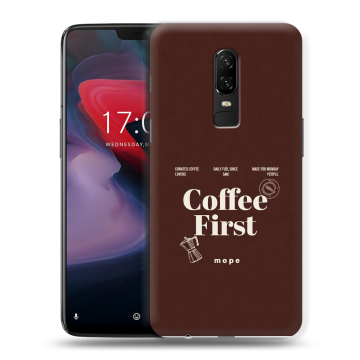 Пластиковый чехол на OnePlus 6 с принтом женский Пластиковый чехол на OnePlus 6 с принтом женский