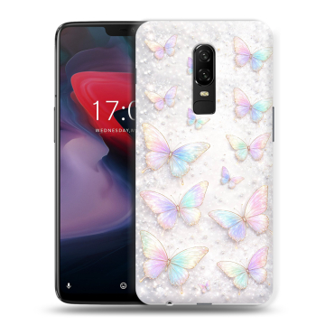 Пластиковый чехол на OnePlus 6 с принтом женский Пластиковый чехол на OnePlus 6 с принтом женский