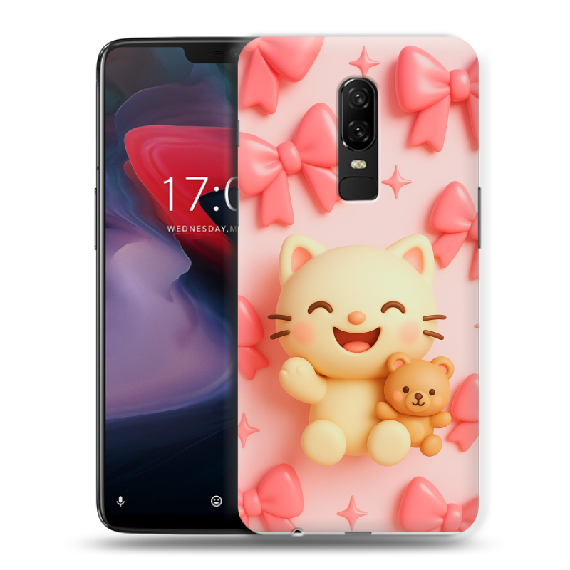 Пластиковый чехол на OnePlus 6 с принтом для девочек Пластиковый чехол на OnePlus 6 с принтом для девочек