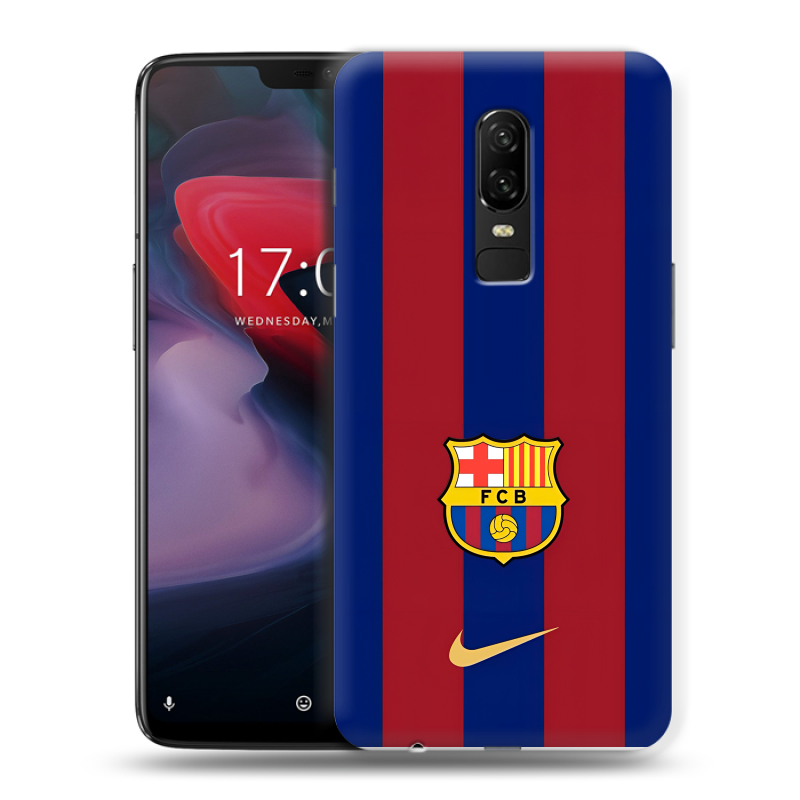Пластиковый чехол на OnePlus 6 с принтом Барселона Barcelona Пластиковый чехол на OnePlus 6 с принтом Барселона Barcelona