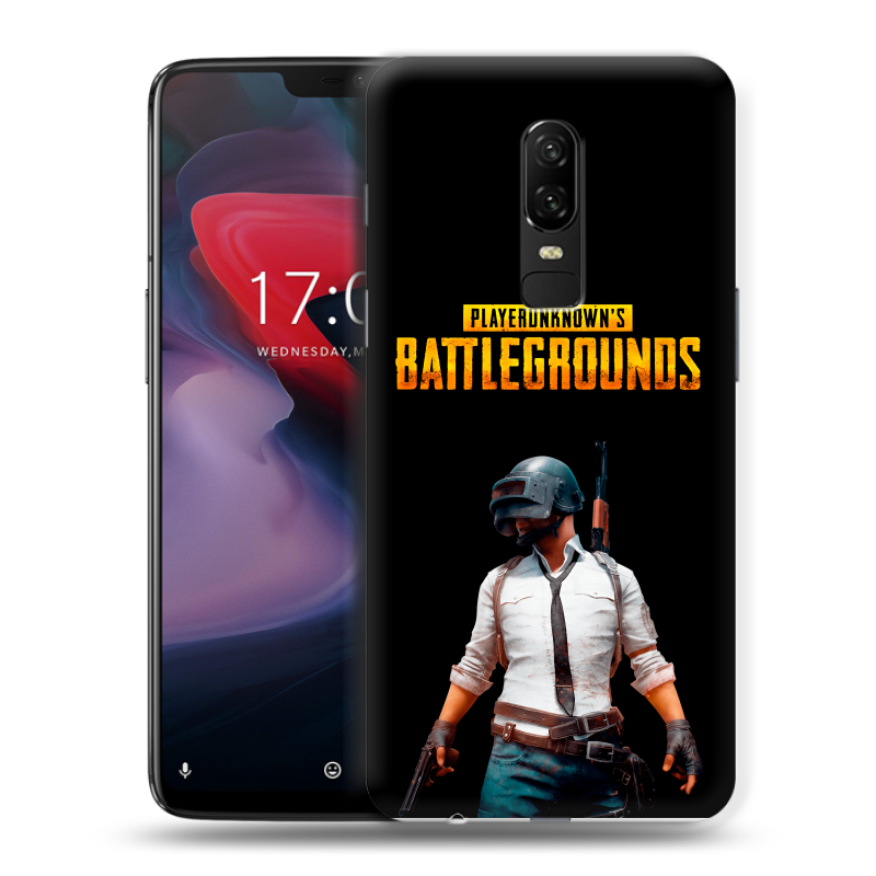 Пластиковый чехол на OnePlus 6 с принтом PUGB ПАГБ Пластиковый чехол на OnePlus 6 с принтом PUGB ПАГБ