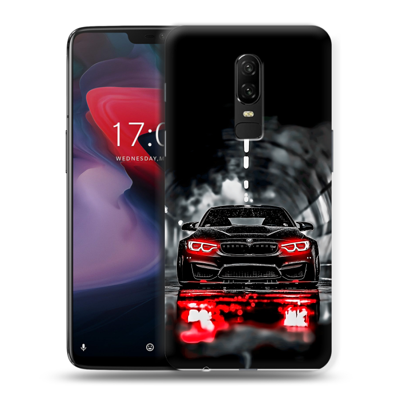 Пластиковый чехол на OnePlus 6 с принтом BMW БМВ Пластиковый чехол на OnePlus 6 с принтом BMW БМВ