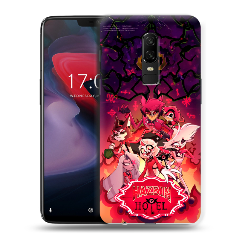 Пластиковый чехол на OnePlus 6 с принтом Hazbin Hotel Отель Хазбин Пластиковый чехол на OnePlus 6 с принтом Hazbin Hotel Отель Хазбин