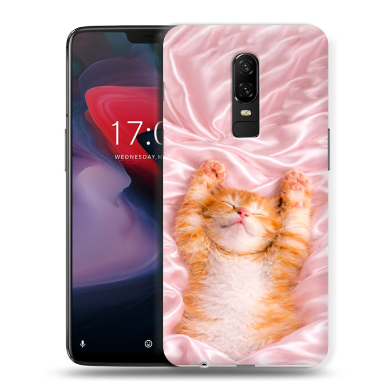 Пластиковый чехол на OnePlus 6 с принтом женский Пластиковый чехол на OnePlus 6 с принтом женский