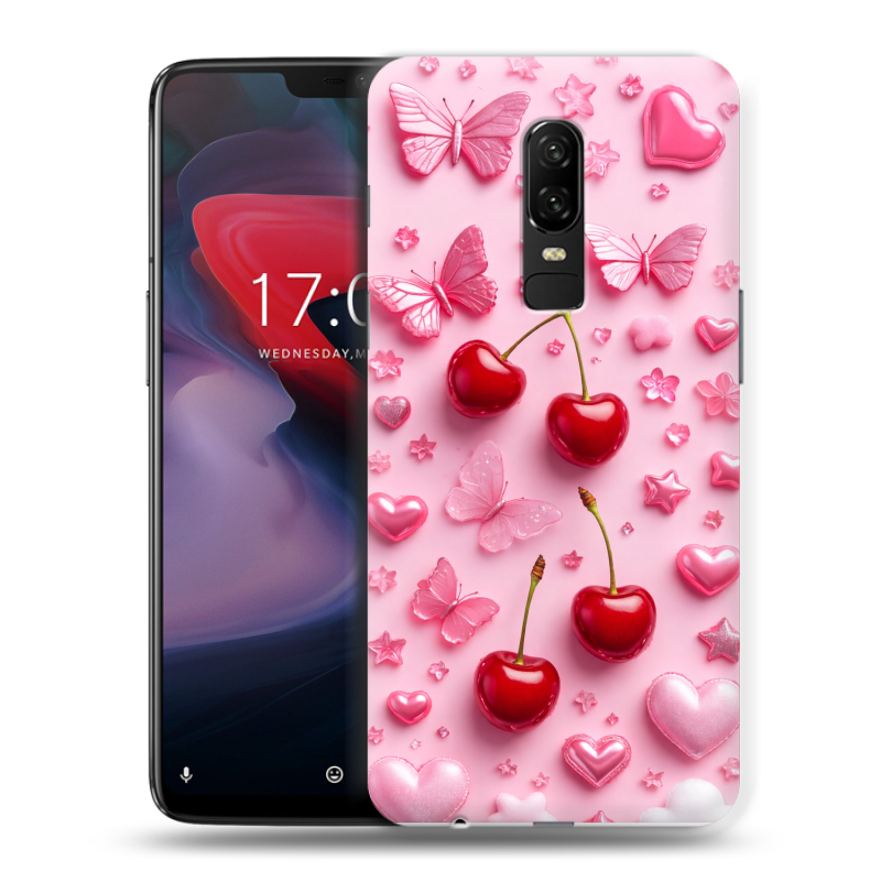 Пластиковый чехол на OnePlus 6 с принтом для девочек Пластиковый чехол на OnePlus 6 с принтом для девочек