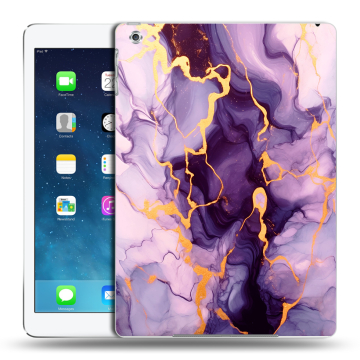 Силиконовый чехол на Ipad Air с принтом Мрамор