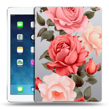 Силиконовый чехол на Ipad Air с принтом Розы Силиконовый чехол на Ipad Air с принтом Розы
