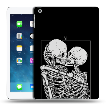 Силиконовый чехол на Ipad Air с принтом Поцелуй скелетов Силиконовый чехол на Ipad Air с принтом Поцелуй скелетов