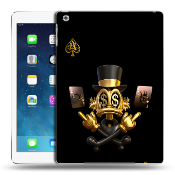 Силиконовый чехол на Ipad Air с принтом Золотой скрудж макдак Силиконовый чехол на Ipad Air с принтом Золотой скрудж макдак