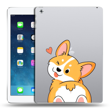 Силиконовый чехол на Ipad Air с принтом Корги Силиконовый чехол на Ipad Air с принтом Корги