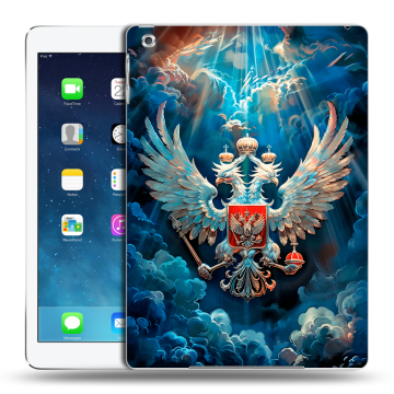 Силиконовый чехол на Ipad Air с принтом Герб флаг России Силиконовый чехол на Ipad Air с принтом Герб флаг России