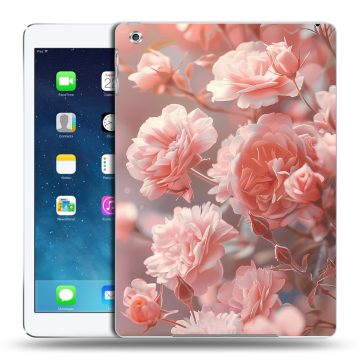 Силиконовый чехол на Ipad Air с принтом Розовые розы Силиконовый чехол на Ipad Air с принтом Розовые розы