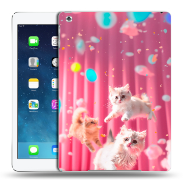Силиконовый чехол на Ipad Air с принтом милые котики