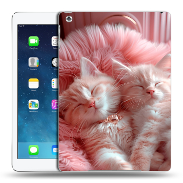 Силиконовый чехол на Ipad Air с принтом котята котики