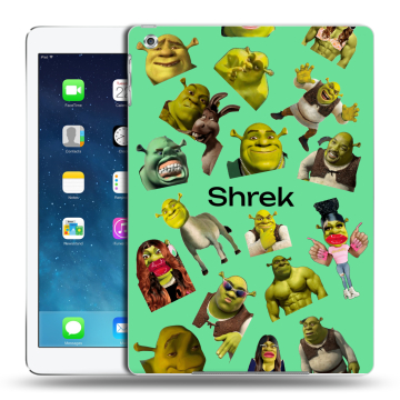 Силиконовый чехол на Ipad Air с принтом Шрек Shrek