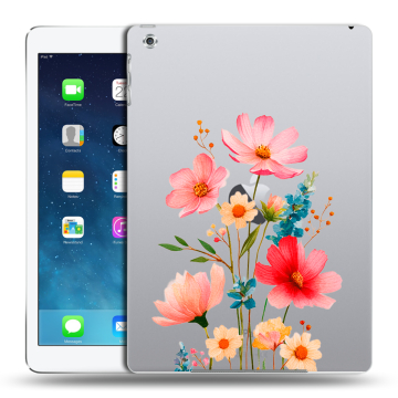 Силиконовый чехол на Ipad Air с принтом Цветы