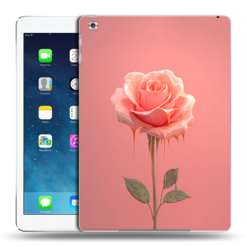 Силиконовый чехол на Ipad Air с принтом Розовая роза