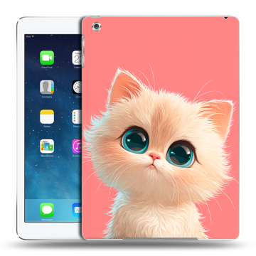 Силиконовый чехол на Ipad Air с принтом Розовый котенок