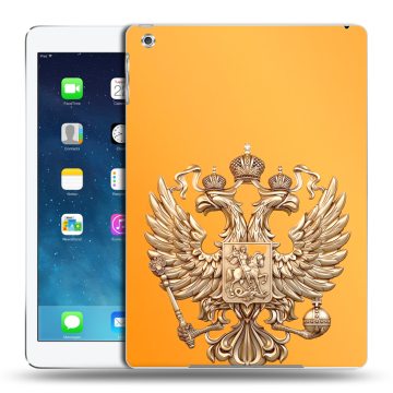 Силиконовый чехол на Ipad Air с принтом Герб Флаг России