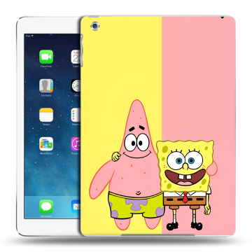 Силиконовый чехол на Ipad Air с принтом Спанч боб Спанчбоб