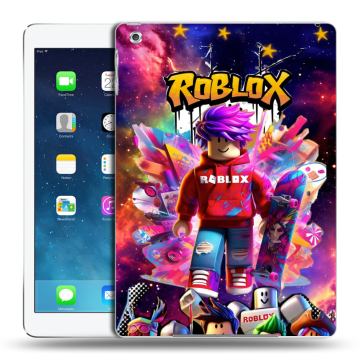 Силиконовый чехол на Ipad Air с принтом Roblox Роблокс
