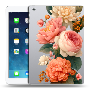 Силиконовый чехол на Ipad Air с принтом цветы
