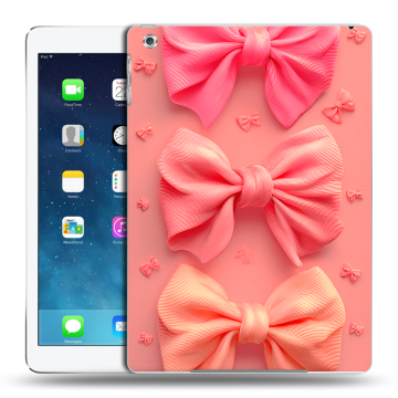 Силиконовый чехол на Ipad Air с принтом Розовые бантики Силиконовый чехол на Ipad Air с принтом Розовые бантики