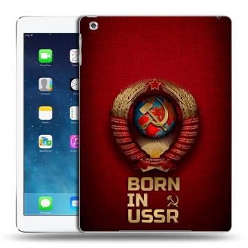 Силиконовый чехол на Ipad Air с принтом Флаг Герб СССР