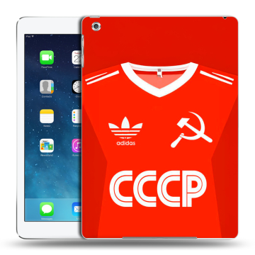 Силиконовый чехол на Ipad Air с принтом Флаг Герб СССР