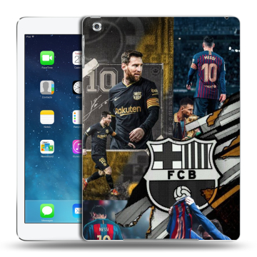 Силиконовый чехол на Ipad Air с принтом Messi Barcelona
