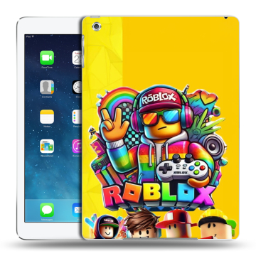 Силиконовый чехол на Ipad Air с принтом Roblox Роблокс