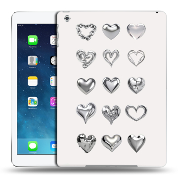 Силиконовый чехол на Ipad Air с принтом Y2K сердечки Силиконовый чехол на Ipad Air с принтом Y2K сердечки