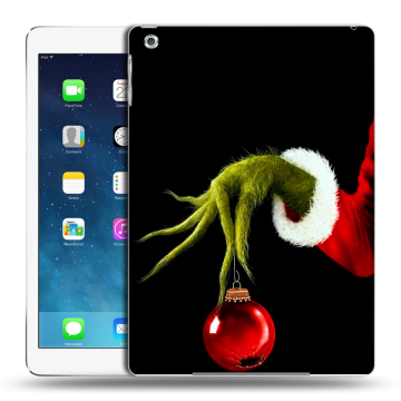 Силиконовый чехол на Ipad Air с принтом Новый год Гринч