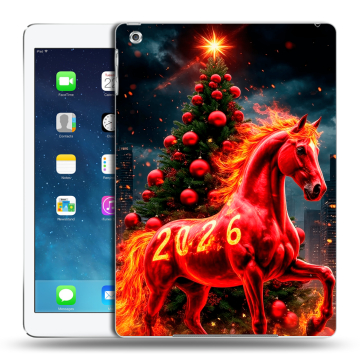 Силиконовый чехол на Ipad Air с принтом Новый год