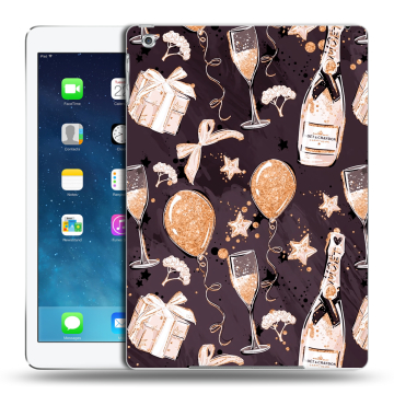 Силиконовый чехол на Ipad Air с принтом Новый год